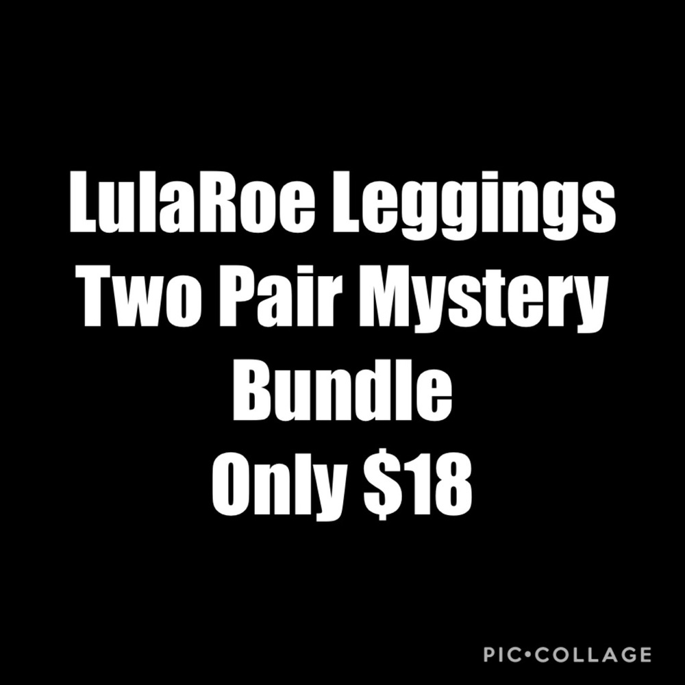 💕LulaRoe Leggings Two Pair Mystery Bundle💕